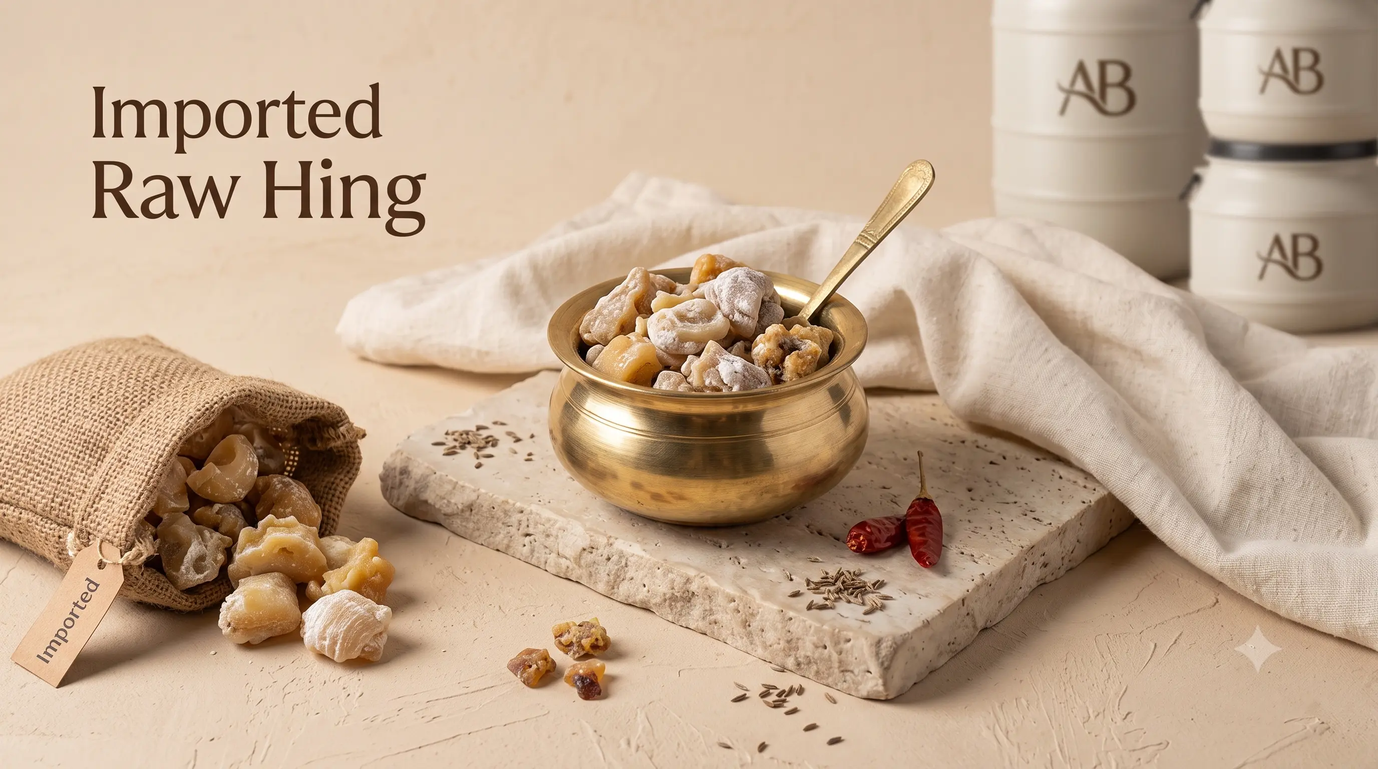 Imported Raw Hing in Brass Utensil